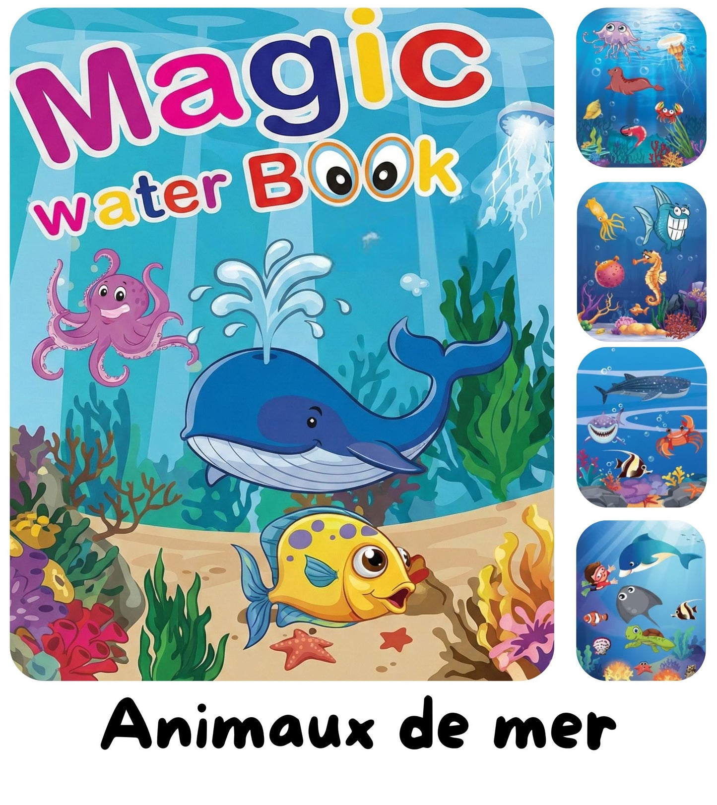 AveLiora – Livre de Coloriage à l'eau Magique