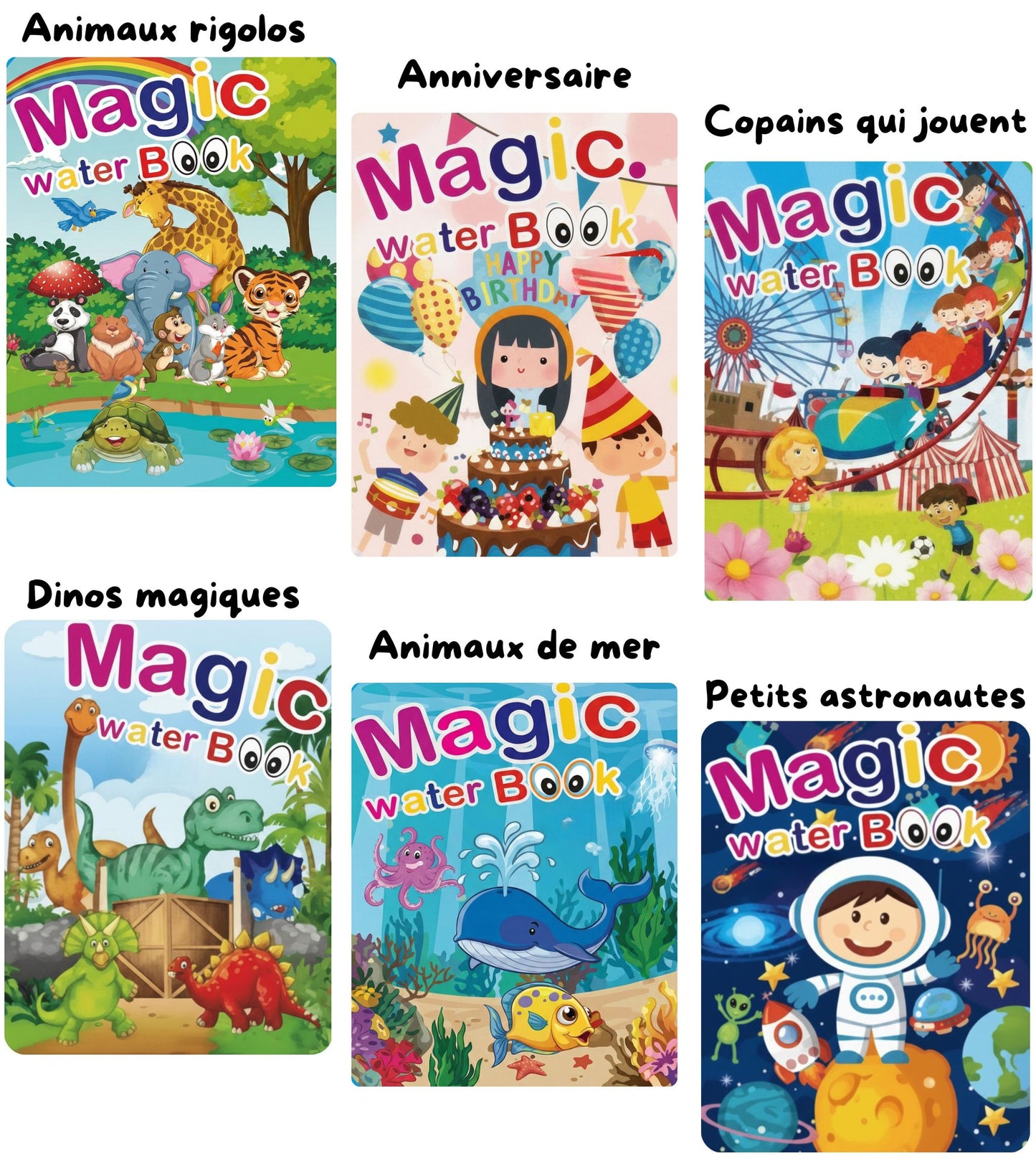 AveLiora – Livre de Coloriage à l'eau Magique